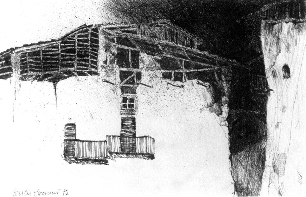 Canale 3, Tusche, Papier, 1992