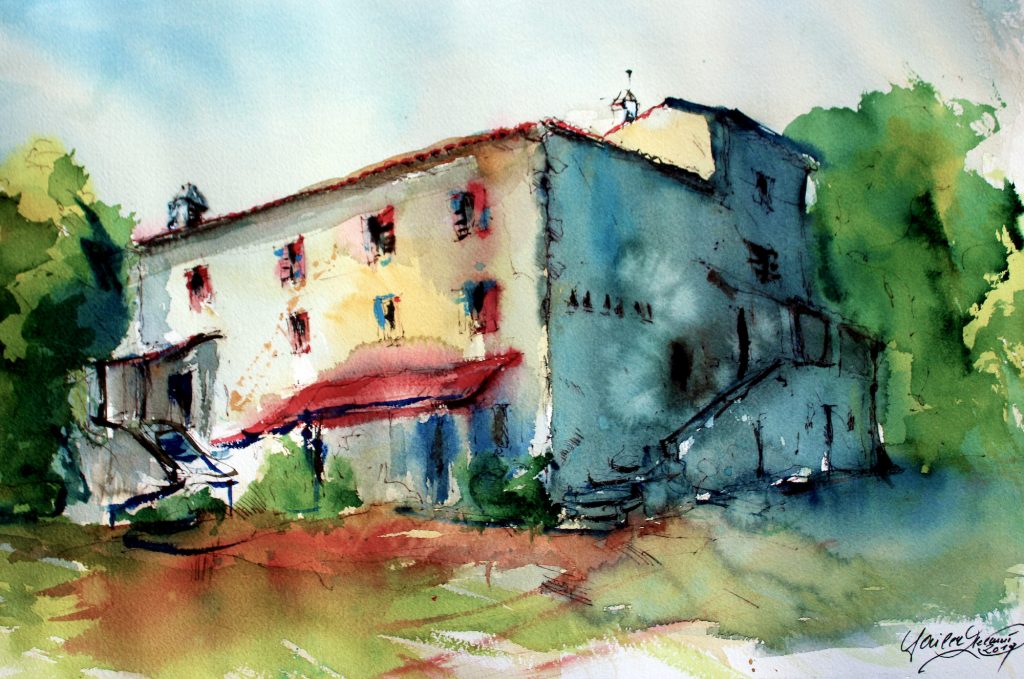 Bolsena, 34 x 50 cm, 2019