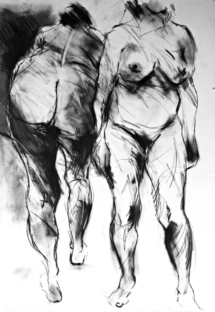 Graphit, Papier, 100 x 70 cm, 2009
