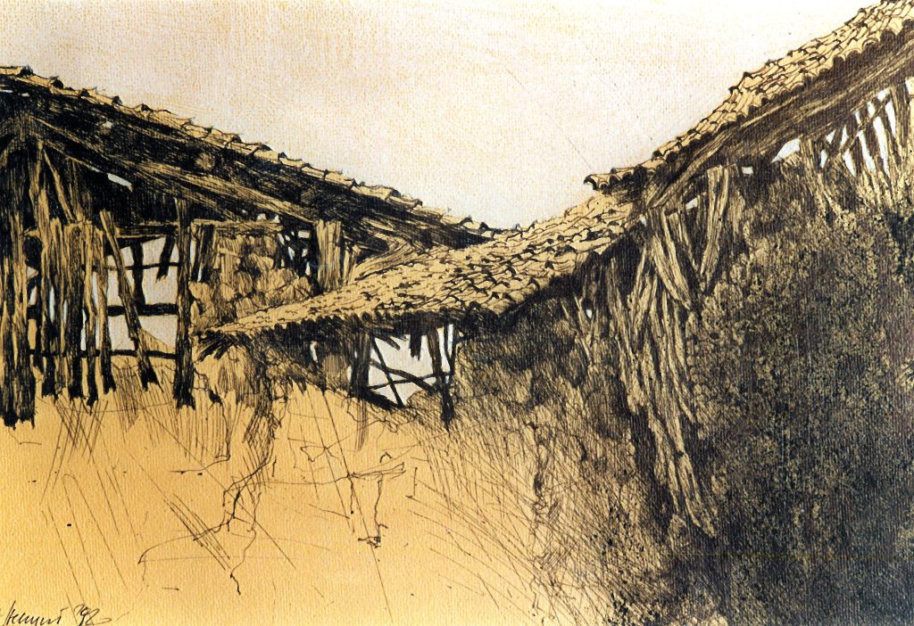 Graphit, Papier, 45 x 60 cm, 2024